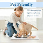 Cute Cats Pet Food Mat for Cats and Dogs–Christmas Stocking Absorbent Quick Dry - Image 6