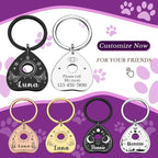 Goth Cat Tags Personalized Halloween Gifts - Image 6