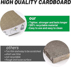 PatiencET Cat Scratcher Cardboard 4 Pack Cat Scratch Pad Reversible Scratcher - Image 4