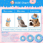 Cat Cone Collar Soft, Adjustable Cat Recovery Collar Spay Cones to Stop Licking - Image 2