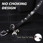 EXPAWLORER Cat Collar for Girl Boy Cats- Adjustable Leather Pet Collar - Image 5