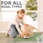 Dog Food Mat - Raised Edges Dogs Mat - Image 6