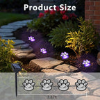 Paw Print Solar Lights - Image 2
