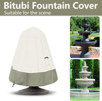 Bitubi Fountain Cover（36"x42"） 600D Oxford Cloth Garden Fountain Statue - Image 3