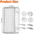 BNOSDM 2 Pack Bird Perch Platform Stainless Steel Birds Perches Parrot Shelf - Image 5