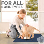 Dog Food Mat - Raised Edges Dogs Mat - Image 6