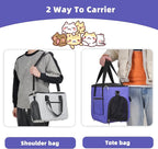 Cat & Dog Carrier for Pets Up to 15 Lbs, Airline Approved Soft-Sided - Image 5