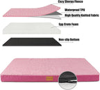 Patas Lague Orthopedic Dog Bed Large Sized Dog 36''X24'', Soft Waterproof Egg - Image 4