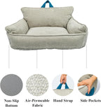 Orthopedic Dog Bed with Memory Foam, Washable Plush Pet Bed - Image 4