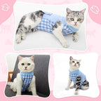 Cat Recovery Suit for Abdominal Wounds or Skin Diseases, Cat Onesie for Cats - Image 5