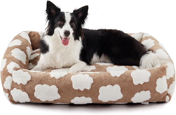 JOEJOY Medium Dog Bed Medium Size Dog, Rectangle Washable Orthopedic Pet Bed by JOEJOY