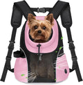WOYYHO Pet Dog Carrier Backpack Small Dog Front Backpack Ventilated Mesh Dog by WOYYHO