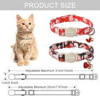 ARING PET 2 Pack Valentine's Day Cat Collars-Cute Heart Cat Collar Breakaway - Image 6