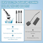 Electric Fish Tank Cleaner, Aquarium Spin Cleaning Brush, IPX8 Waterproof - Image 5