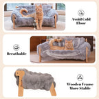 CHEERHOME PETS Elevated Cat Couch Bed - Image 4