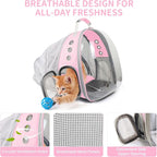 Cat Backpack Carrier, Back Expandable Pet Backpack - Image 4