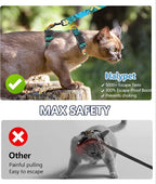 Halypet Cat Harness and Leash Set, Escape Proof Cat Harness, Soft Comfortable - Image 4