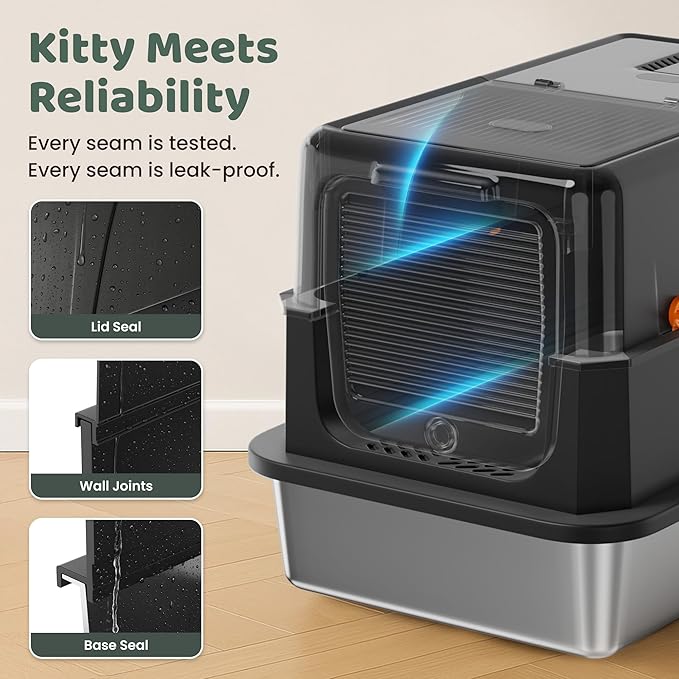 Stainless Steel Litter Box - Image 2
