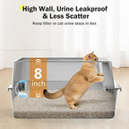 Stainless Steel Cat Litter Box - Image 3