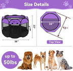 Large Dog Playpen, Puppy Pet Playpen Indoor, Dogs Tent Crates Cage - Image 7