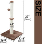 Dimaka 29" Tall Cat Scratching Post, Claw Scratcher - Image 2