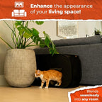 Cat Litter Box Enclosure, Dog Proof, Discreet and Hidden Litter Box, Kitty - Image 6