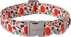 Unique style paws Halloween Dog Collar Metal Buckle Pumpkin Collar Gift Durable by Uniquestylepaws