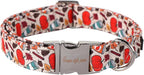 Unique style paws Halloween Dog Collar Metal Buckle Pumpkin Collar Gift Durable by Uniquestylepaws