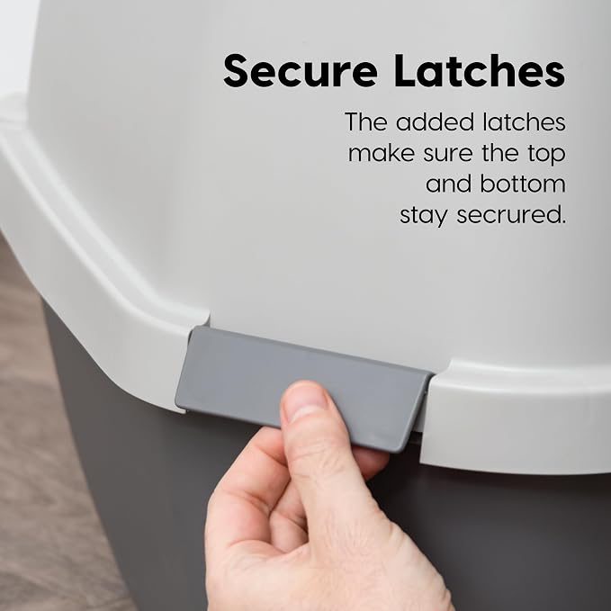 IRIS USA Corner Cat Litter Box Enclosure - Image 6