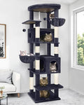 Globlazer Heavy Duty Cat Tree, 74in Sturdy Cat Tower by Globlazer