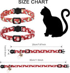 2 Pack Christmas Cat Collars Breakaway - Image 4