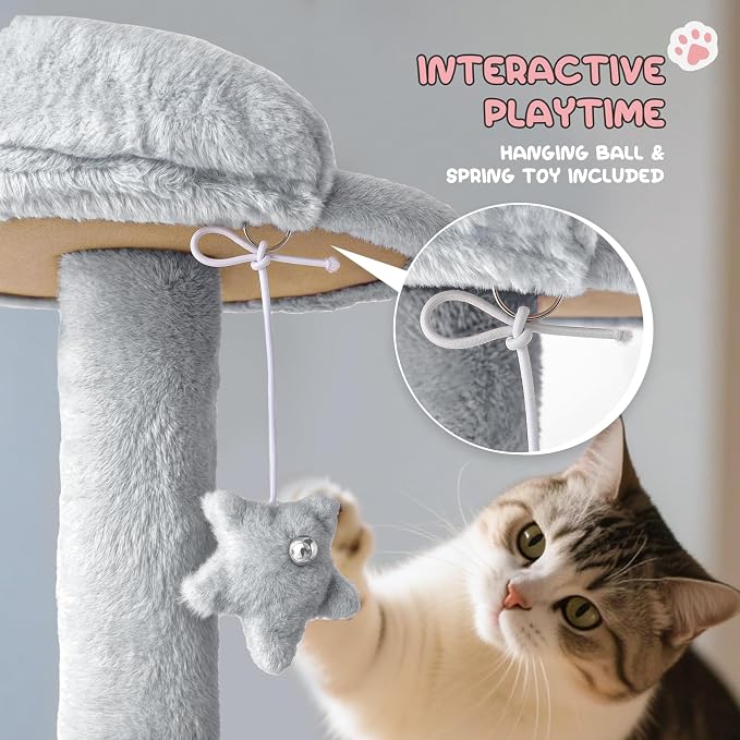 MoNiBloom 60 Inch Cat Tree Tower - Image 5