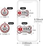 HOPELF Engraved Personalized ESA Tag - Image 6