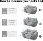 INVENHO Small Dog Bed Rectangle Washable Orthopedic Soft Calming Sleeping - Image 3