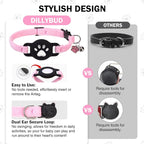 Airtag Cat Collar Breakaway, Cute GPS Cat Tracker Collars - Image 5