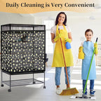 Daoeny Bird Cage Seed Catcher, Large Bird Cage Cover, Adjustable Soft Airy - Image 7