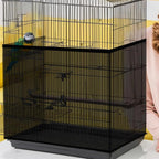 Bird Cage Seed Catcher, Bird Cage Net, Large Stretchy Form Fitting Mesh Skirt - Image 5