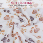 Comsmart Dog & Cat Blanket, Cute Paw Print, Soft Warm Fleece Throw - Image 3