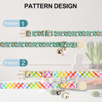 Lionet Paws 2pcs Pack Easter Cotton Cat Collar, Breakaway Buckle - Image 3