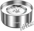 Stainless Steel Dog Water Bowl No Spill, 101oz/3L Large Capacity Pet Water by FORWH