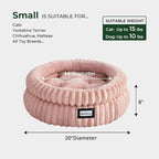 BALANCE Cat Bed Kitten Bed, Washable Round Cat Beds - Image 5