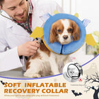 IEUUMLER Inflatable Recovery Dog Collar, Protective Donut Cone, Adjustable Soft - Image 5