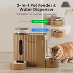 Gardner Pet Gravity Automatic 2-in-1 Pet Feeder, 0.8 Gallons*2 Cat Feeder and - Image 2