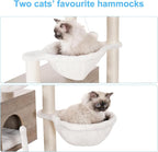 Hey-brother Cat Tree with Litter Box Enclosure, Modern Cat Tower - Image 5