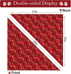 Heart Dog Bandana, 2 Pack Adjustable Holiday Party Birthday Pets Heart Bandana - Image 6