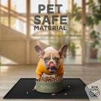 Dog Food Mat - Raised Edges Dogs Mat - Image 3