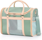 Airline Approved Pet Carrier Backpack, Waterproof PU Foldable Design by Lilliella