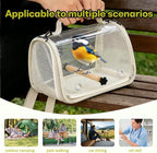 Hands Free Small Pet Cage with Breathable Mesh Windows Parrot Backpack - Image 5