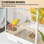 17.3" Portable Travel Bird Cage, Parrot Cage, Ample Room - Image 5