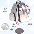 Front Extension Cat Backpack Carrier, Pet Travel Backpack - Image 2